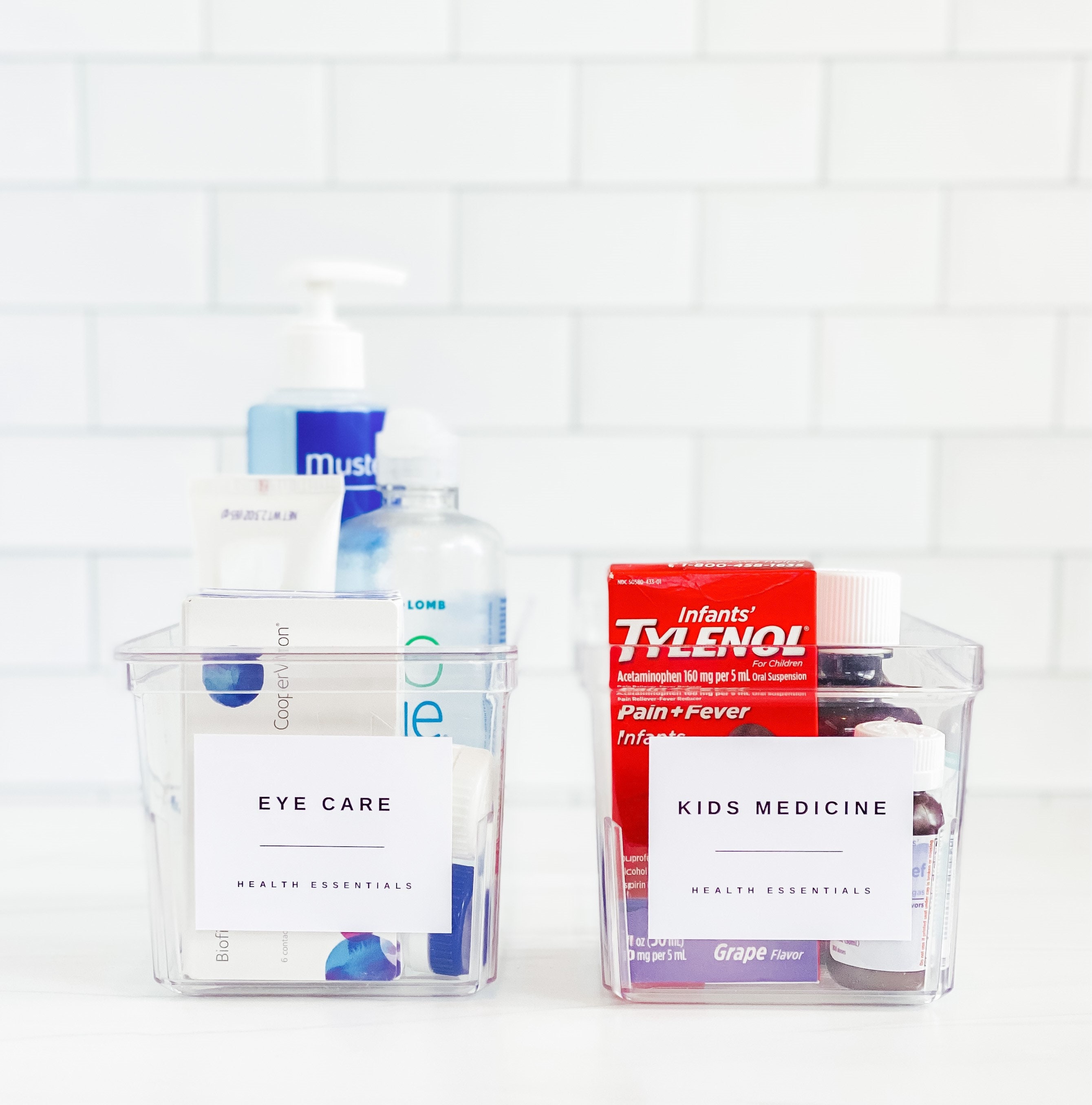 Medicine Organization Labels Custom Labels Health Labels Etsy