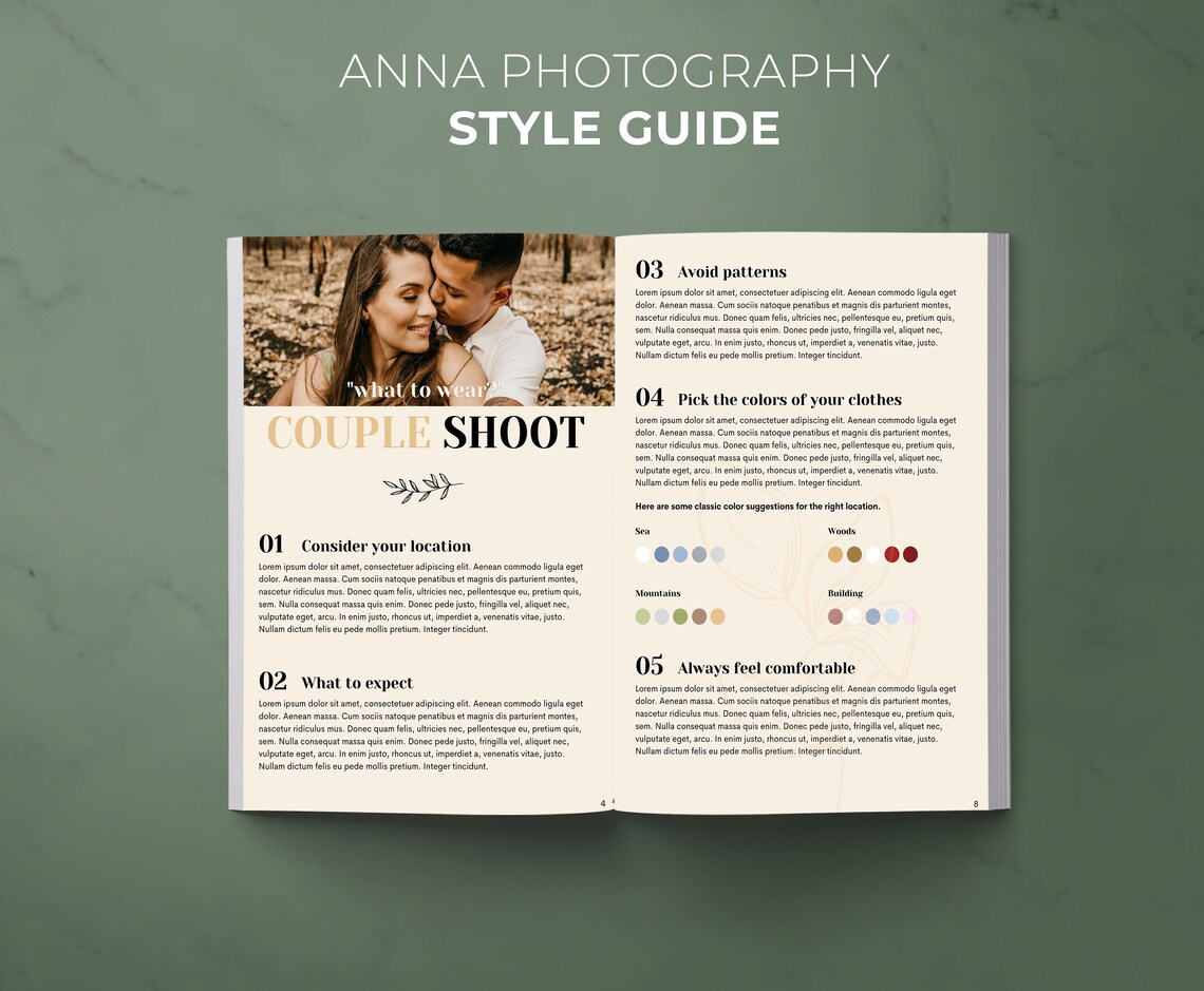 Photography Style Guide Canva Templates For Photographers Etsy