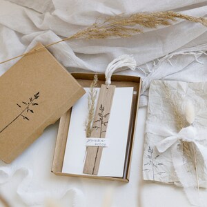 Map PANICLE GRASS || with dried flowers in gift box