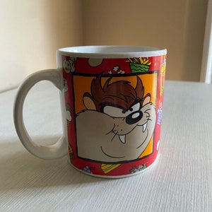 Vintage Warner Brothers Sakura Tasmanian Devil &quot;Taz&quot; Mug 1994