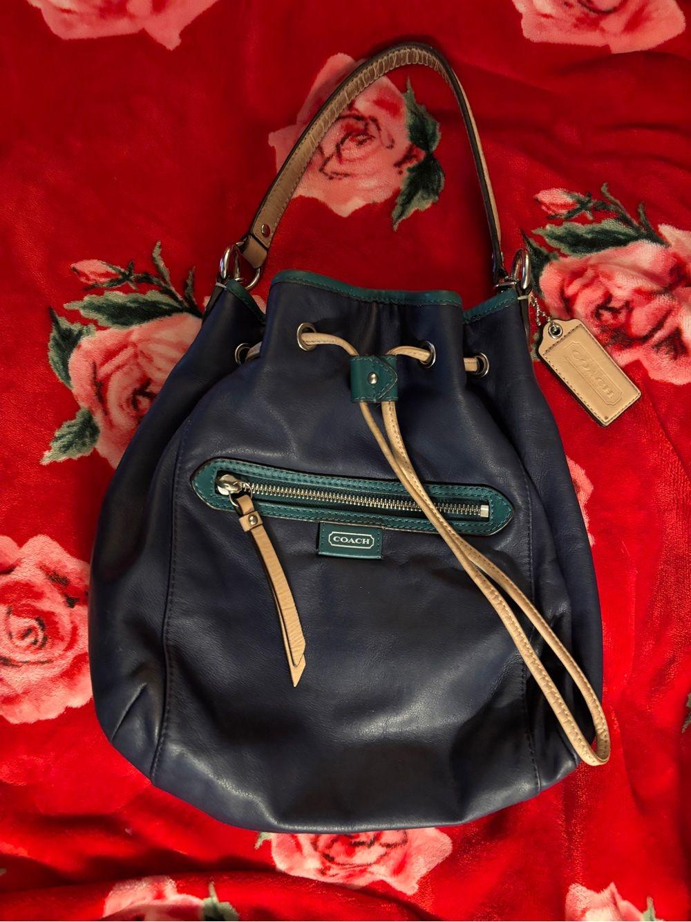 Coach Drawstring Bag With Flap - Etsy