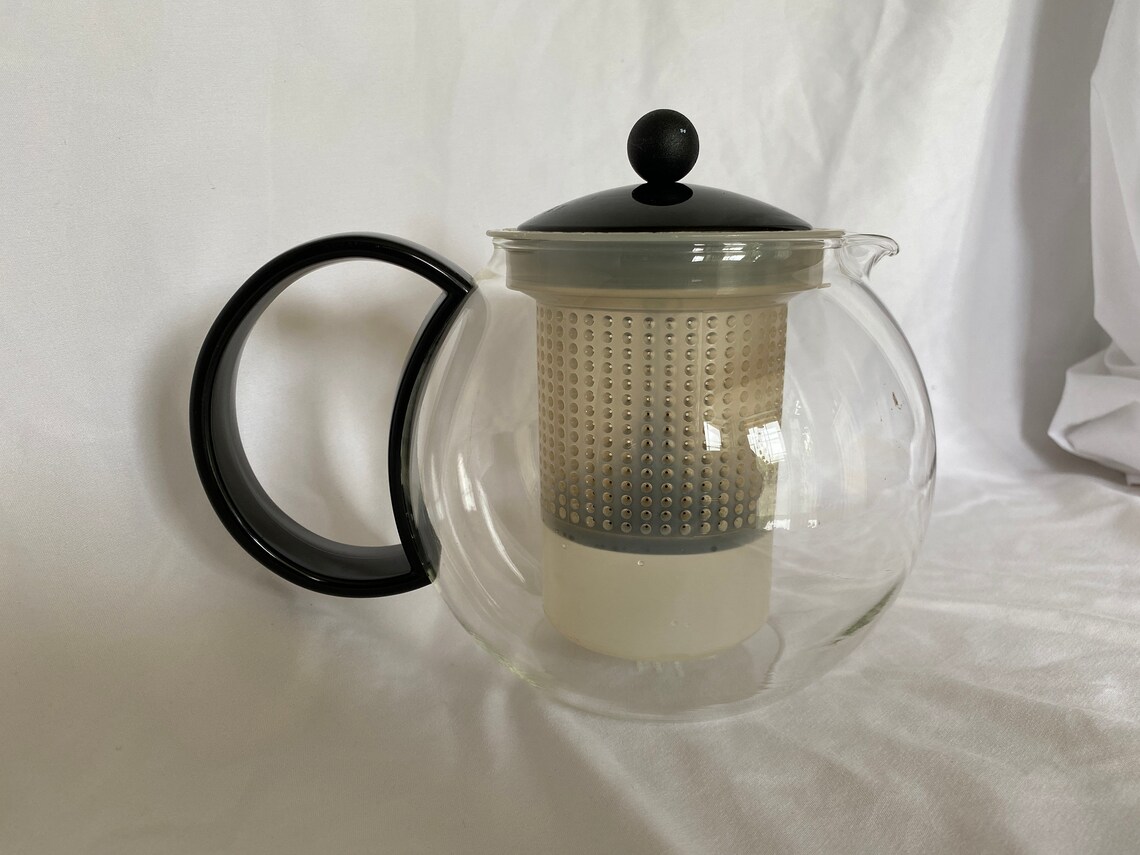 Bodum Assam Tea Press 17oz With Glass Pot Black Etsy