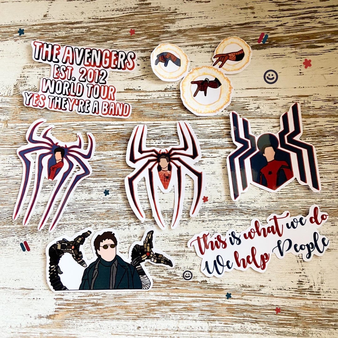 Spiderman No Way Home Sticker Pack Etsy