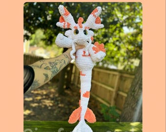 Koi Fisch Drache Amigurumi Häkelanleitung für PDF-Dateien
