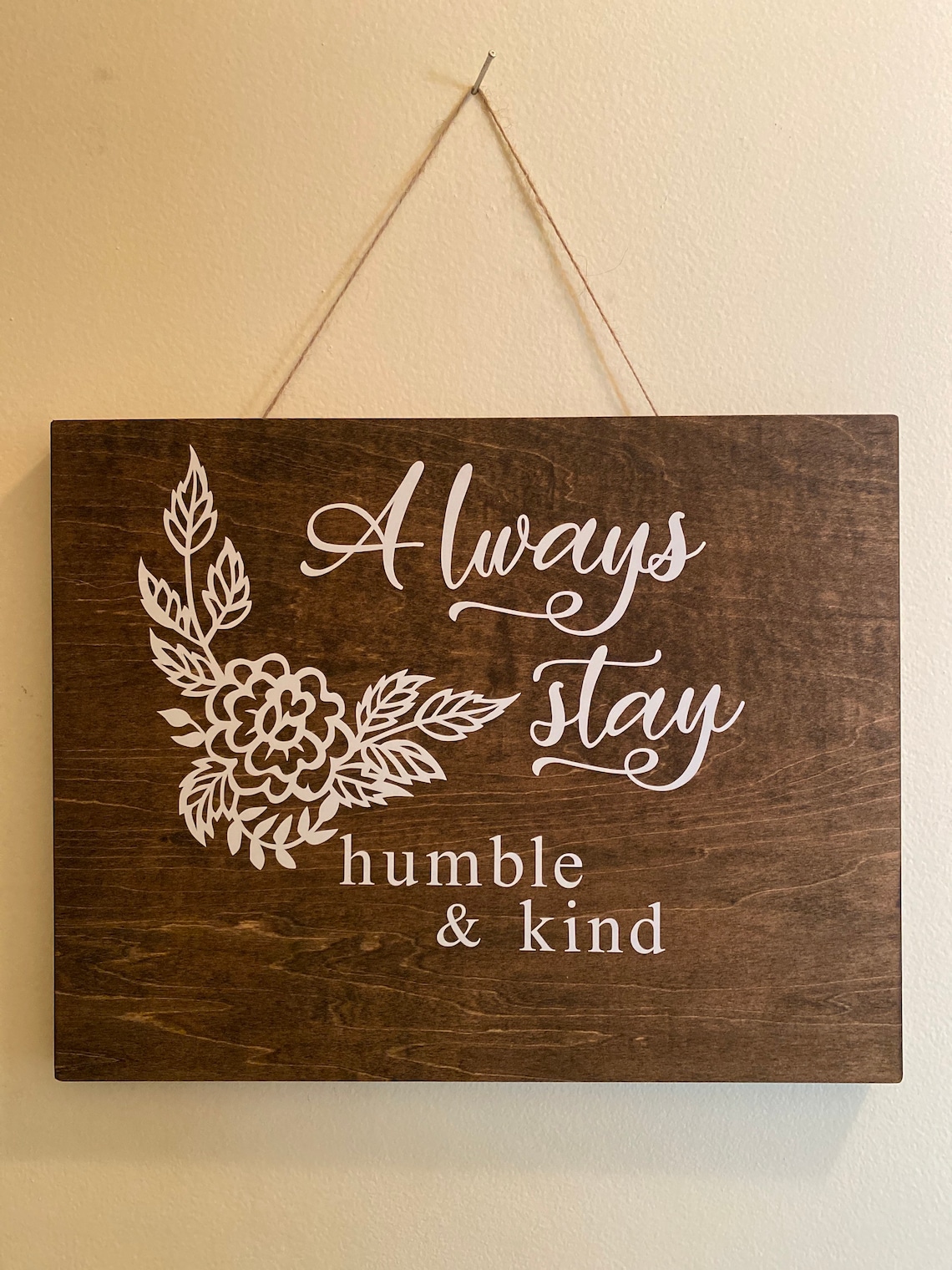 Personalized Wood Wall Hanging Decor Etsy