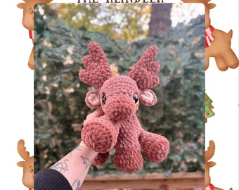 Buddy The Reindeer Amigurumi Häkelanleitung, Weihnachten Rudolph