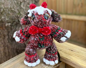 Gretel der Baby-Lebkuchen-Drache Amigurumi Häkelanleitung PDF Digital