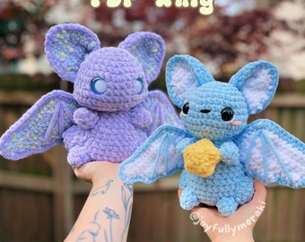 Patrón digital en PDF de amigurumi de Bellatrix la Murciélago