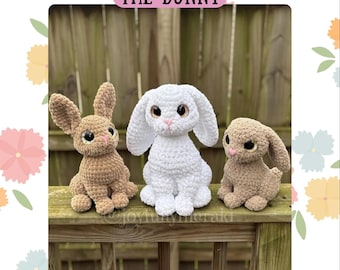 Juniper the Bunny Amigurumi Häkelanleitung für PDF-Dateien