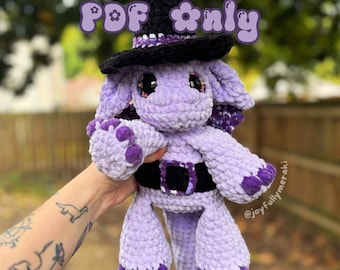 Hekate der Hexendrache Amigurumi Häkelanleitung für PDF-Dateien