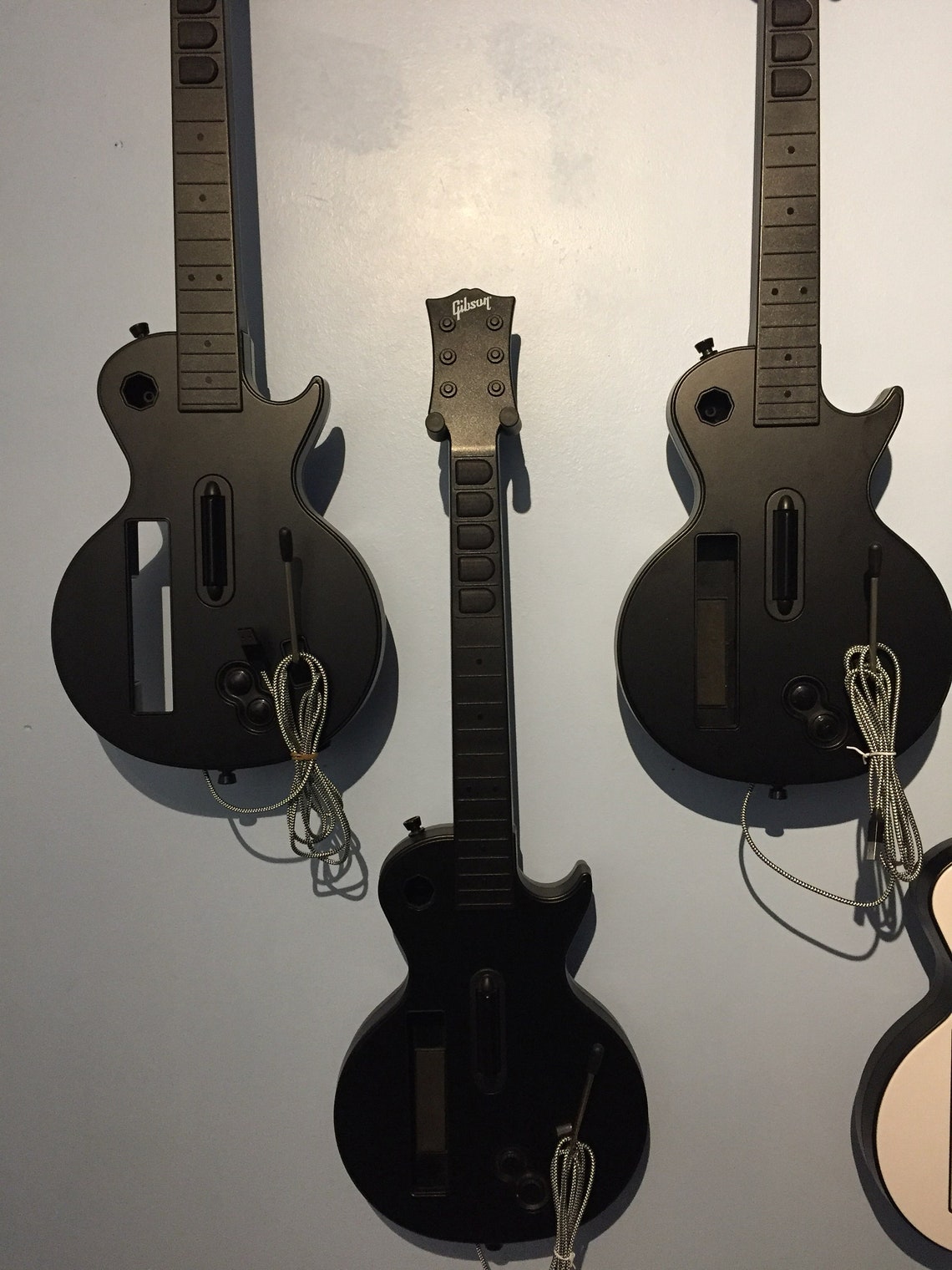 Wii LP Mechanical Fret Arduino Guitar for Clone Hero Black Etsy