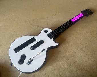 Wii LP - Mechanical Fret Arduino Guitar for Clone Hero - RGB FRETS!