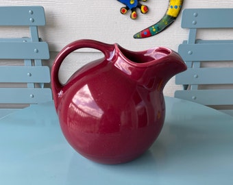 Vintage Harlequin (HLC Fiesta) Service Water Pitcher in MAROON