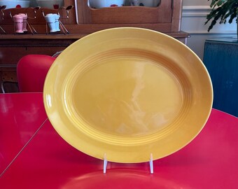 Vintage Harlequin (Homer Laughlin) 13" Platter / in YELLOW