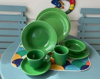 Vintage Fiesta (Fiestaware) MEDIUM GREEN Dinnerware / CHOICE