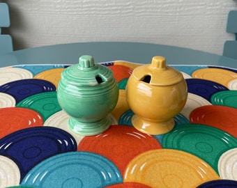 Vintage Fiesta (Fiestaware) Covered Mustard / CHOICE Color