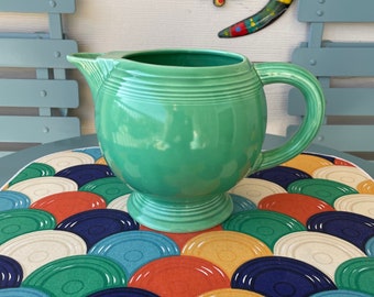 Vintage Fiesta (Fiestaware) Ice Pitcher in Original GREEN