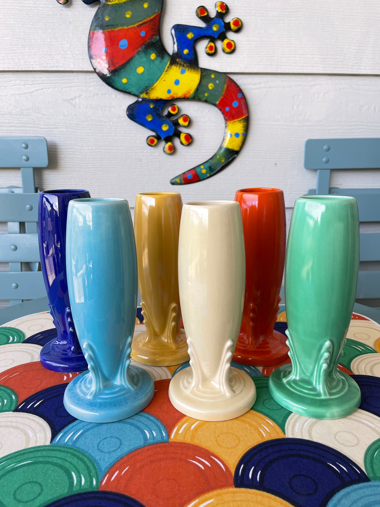 Vintage Fiesta fiestaware Bud Vase CHOICE Color Etsy