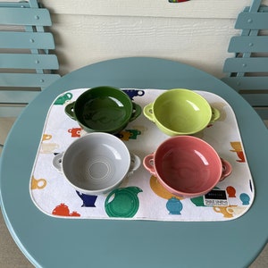 Vintage Fiesta (Fiestaware) Cream Soup Bowl (Cup) / 1950&#39;s Colors / CHOICE