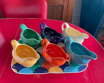 Vintage Fiesta (Fiestaware) Sauce Boat / Original Six Colors / CHOICE