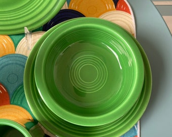 Medium Green Fiestaware Color Combinations Forest Green Vintage