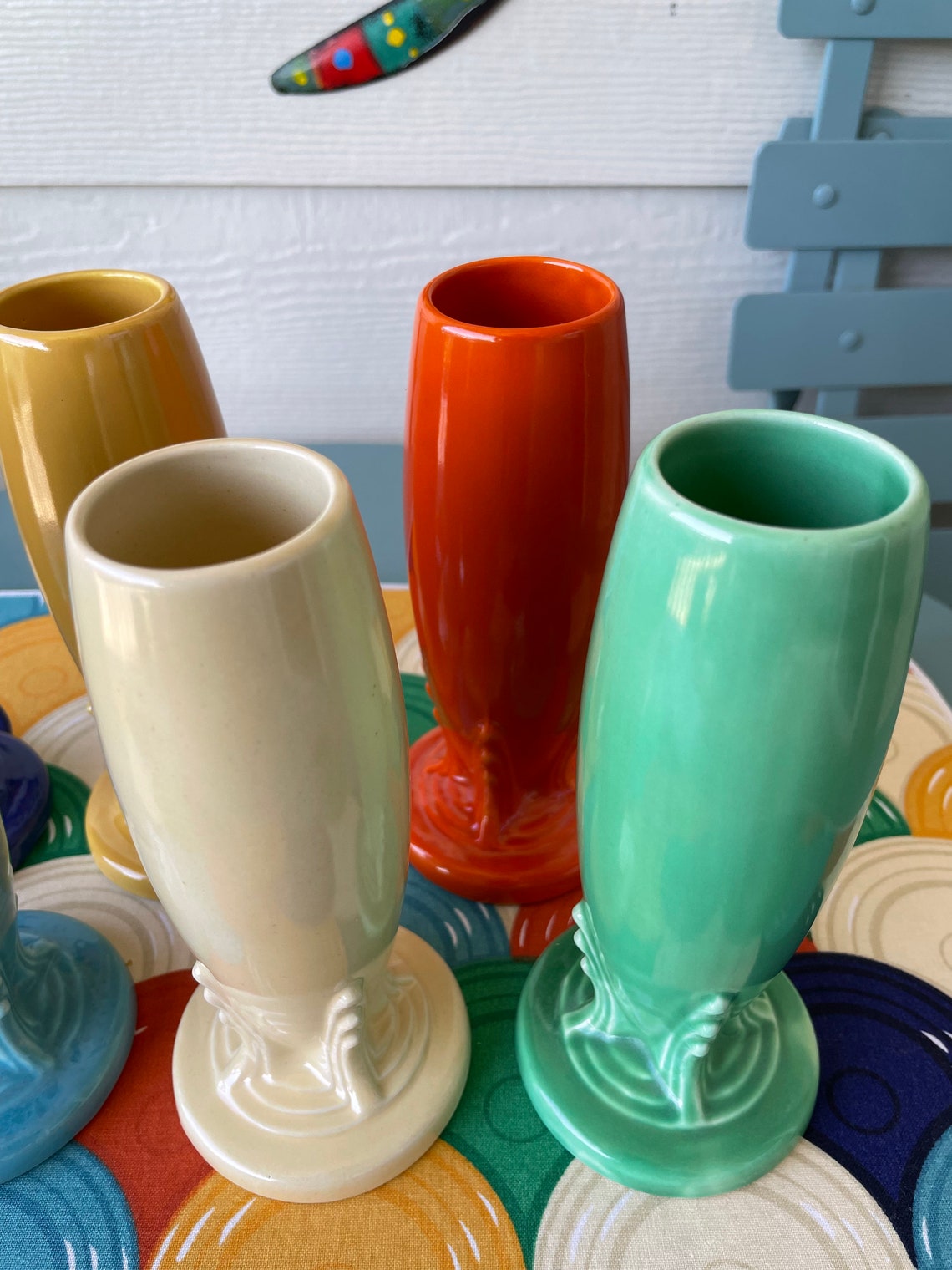 Vintage Fiesta fiestaware Bud Vase CHOICE Color Etsy