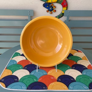 Special Price: Vintage Fiesta (Fiestaware) Unlisted Salad Bowl in YELLOW