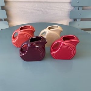 FIESTA (Fiestaware) Post 86 Mini Disc Pitcher (Cream) - CHOICE Color
