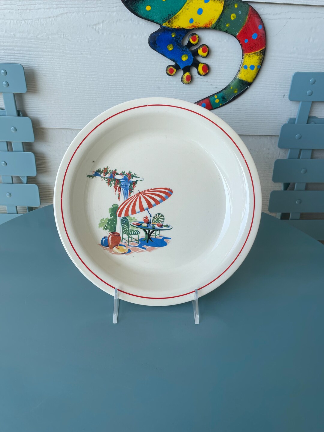 Vintage Kitchen Kraft Oven Serve homer Laughlin Pie Plate / Etsy