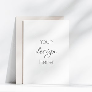 Einladung Mockup 5x7, Boho Karte Mockup, Grußkarte Mockup, Hochzeit Briefpapier Mockup