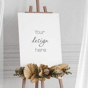 Easel Sign Mockup, Wedding Sign Mockup, Welcome Sign Mockup, Easel Mockup, Sign Mockup, Seating Chart Mockup, Baby Shower Mockup, PSD Mockup