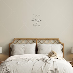 Blank Wall Mockup, Empty Wall Mockup, Modern Interior Wall Mockup, Bedroom Wall Mockup, Wall Mockup