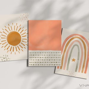 Boho Card Mockup Bundle 5x7, Invitation Mockup Kit (PSD, JPG) image 4