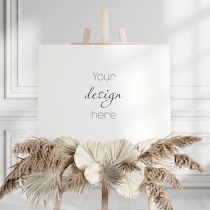 Welcome Sign Mockup, Wedding Sign Mockup, Easel Sign Mockup, Easel Mockup, Sign Mockup, Seating Chart Mockup, Baby Shower Mockup, PSD Mockup