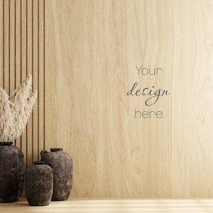 Modern Interior Background JPG, Empty Wall Mockup, Living Room Wall Background