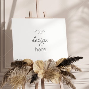 Welcome Sign Mockup, Wedding Sign Mockup, Easel Sign Mockup, Easel Mockup, Sign Mockup, Seating Chart Mockup, Baby Shower Mockup, PSD Mockup
