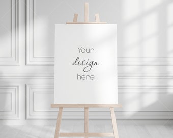 Easel Sign Mockup 3x4, Wedding Sign Mockup, Welcome Sign Mockup, Easel Mockup, Seating Chart Mockup, Baby Shower Mockup, PSD Mockup
