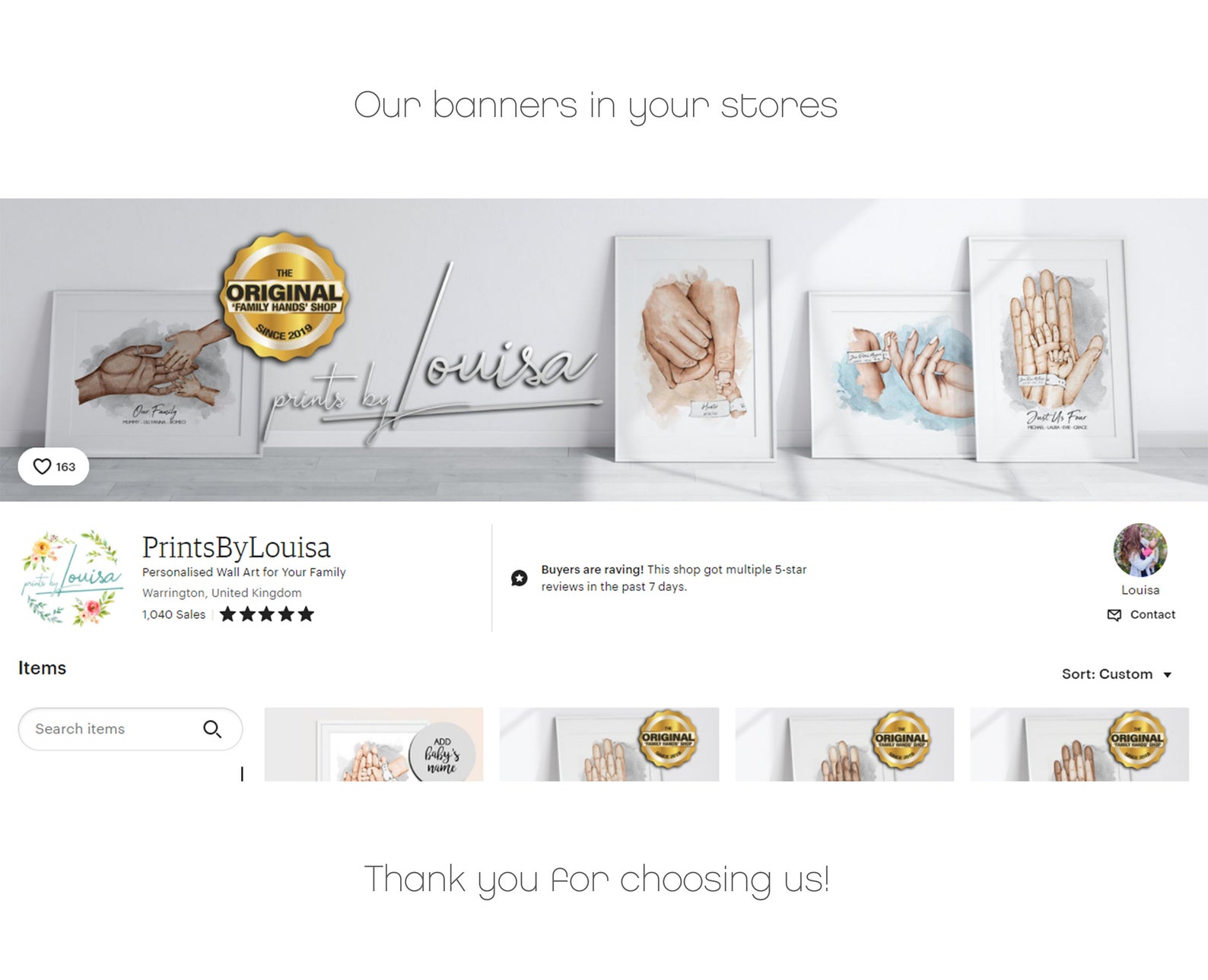 Etsy Shop Banner Mockup With Wooden Frames A1 Minimalist Etsy