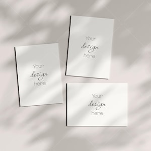 Karten Mockup 5 x 7 in Boho, Einladung Mockup, Karten Mockup