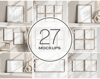 Frame Mockup Bundle, PSD JPG