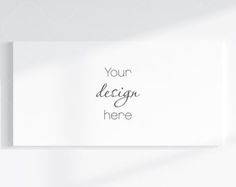 Horizontal Canvas Mockup, Landscape Smart Object (PSD, JPG)