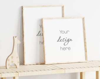 Nursery Wood Sign For Girls - 'I Am Determined Strong' - Boho Wall Art For Kids Room Or Playroom