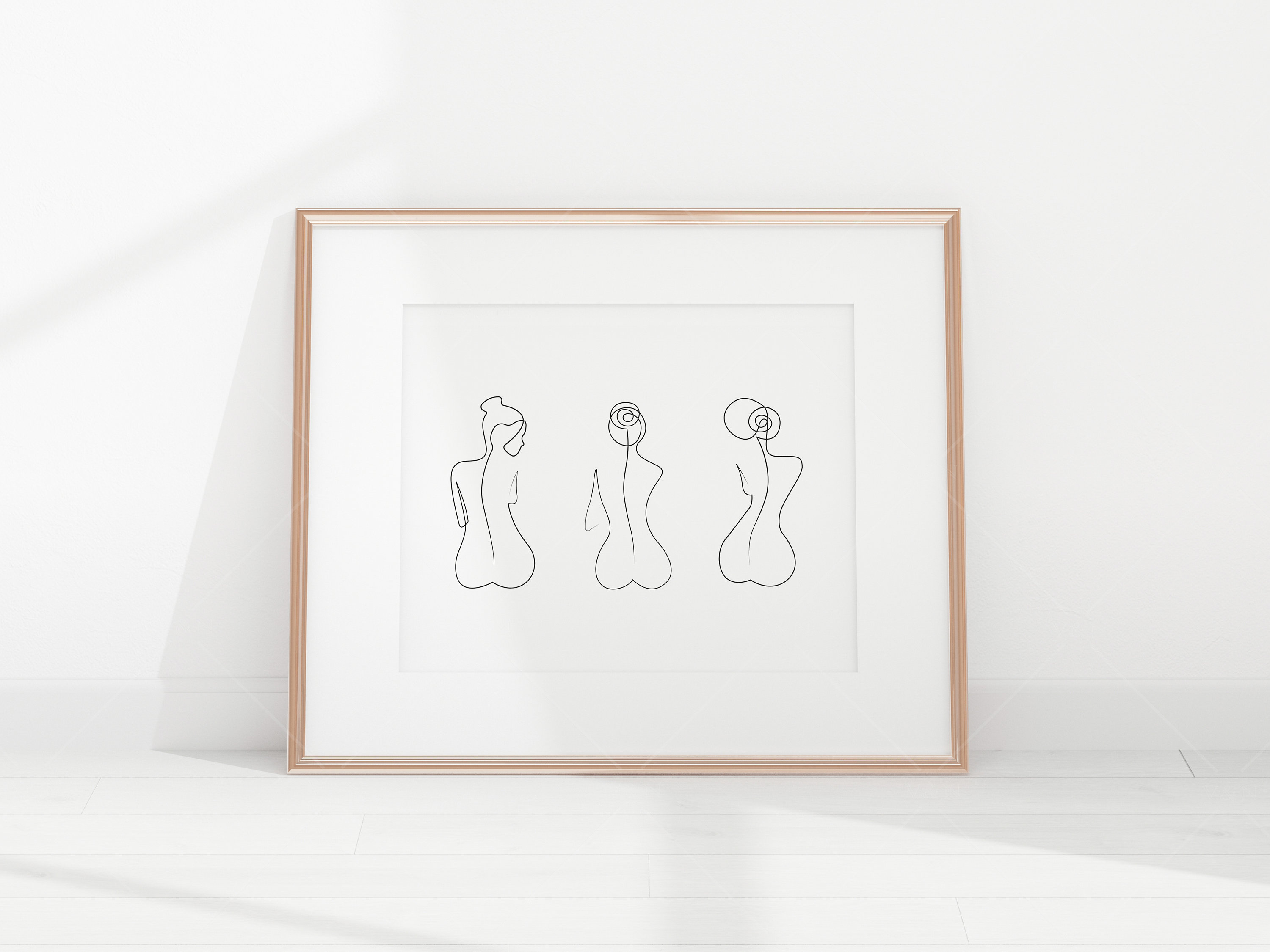 Download Minimalist Frame Mockup Horizontal Gold Frame Mockup 1620 | Etsy