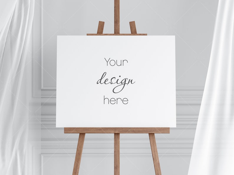 Wedding Sign Mockup Easel Sign Mockup Easel Mockup Sign Etsy