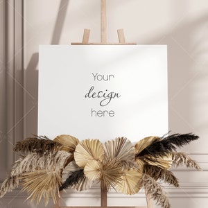 Easel Sign Mockup, Wedding Sign Mockup, Welcome Sign Mockup, Easel Mockup, Sign Mockup, Seating Chart Mockup, Baby Shower Mockup, PSD Mockup