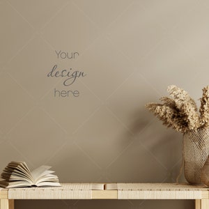 Interior Background, Empty Wall Mockup, JPG