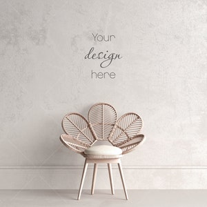 Empty Wall Nursery Interior Mockup, Nursery Wall Mockup, Kids Room Mockup, Children&#39;s Room Mockup