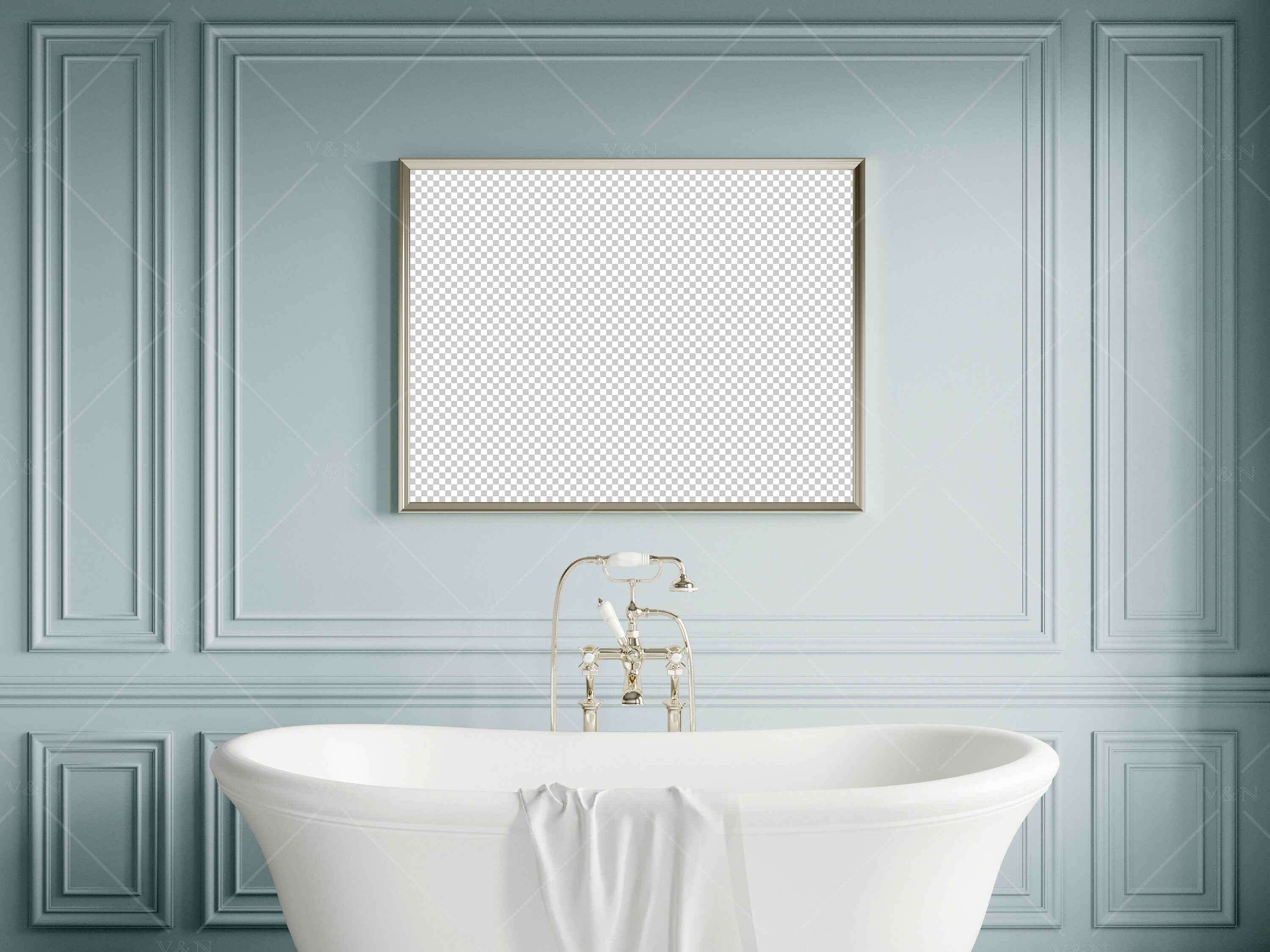 Bathroom Mockup Bathroom Wall Mockup Frame Mockup 3x4 Etsy