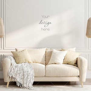 Interior Mockup, Wall Mockup, Living Room Wall Mockup, Blank Wall Mockup, Empty Wall Mockup