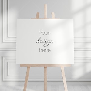 Welcome Sign Mockup 3x4, Wedding Sign Mockup, Easel Sign Mockup, Easel Mockup, Seating Chart Mockup, Baby Shower Mockup, PSD Mockup